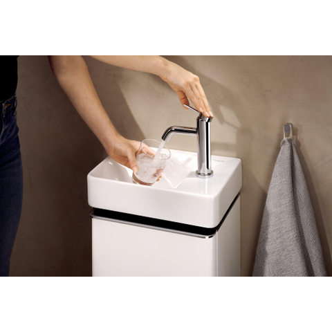 Hansgrohe Tecturis s Wastafelmengkraan - coolstart - zonder waste - 10.8cm uitloop - hoogglans chroom SW918731