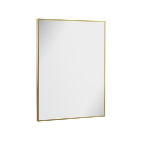 Crosswater MPRO Spiegel - 80x60cm - LED - verticaal/horizontaal - geborsteld messing (goud) SW1026488