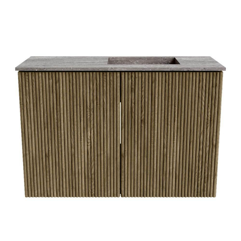 Mondiaz JOYA-DLUX Meuble de salle de bains 60cm - couleur Dusk - Vasque FAYE position Droite 1 trou de robinet couleur Oza. SW1425968