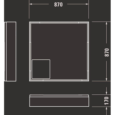 Duravit D-code receveur de douche 90x90x8.5cm carré acrylique blanc 0295836