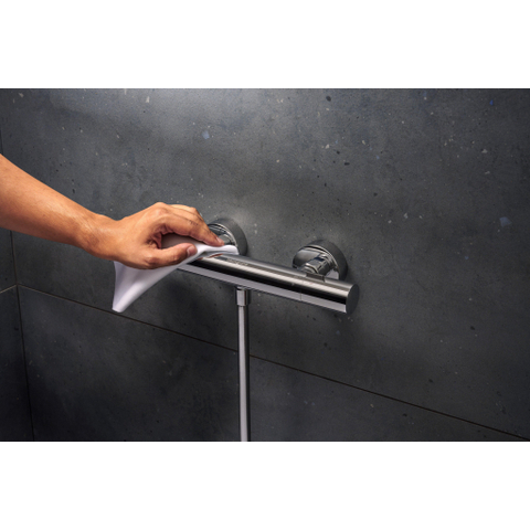 Hansgrohe Ecostat fine Douchekraan - thermostatisch - zonder omstel HOH=15cm - thermostaat - hoogglans chroom (wit) SW1152220