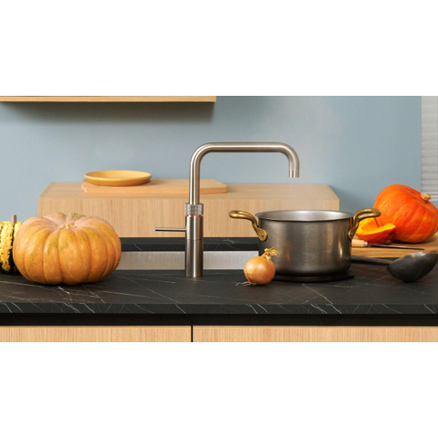Quooker Fusion Square robinet à eau bouillante avec bec rotatif sans réservoir Inox SW299824