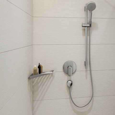 Hansgrohe AddStoris Q zeepkorf hoek - hoogglans chroom SW651299