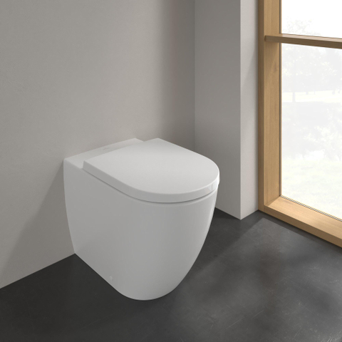 Villeroy & Boch Subway 3.0 Staand closet - 70x37x40cm twistflush CeramicPlus - Stone White (mat wit) SW654574