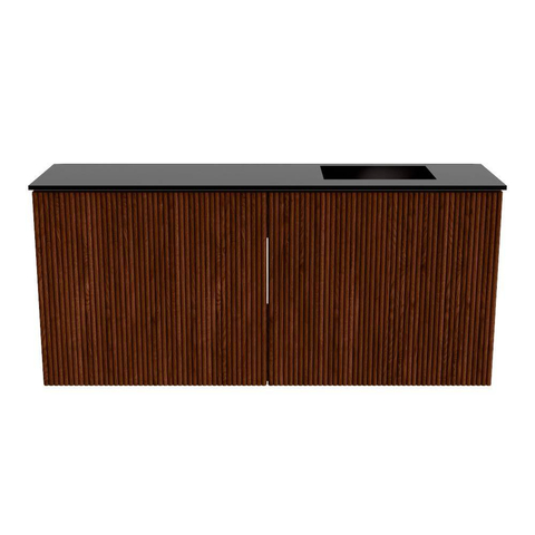 Mondiaz JOYA 90cm toiletmeubel - kleur Ruby - Wastafel FAYE positie Rechts 1 kraangat kleur Urban. SW1421810