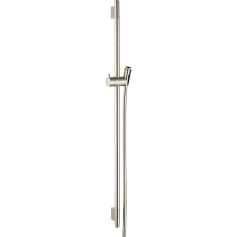 Hansgrohe Unica Glijstang S puro - 65 cm - met doucheslang - geborsteld zwart chroom SW295825