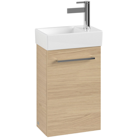 Villeroy & Boch Avento wastafelonderbouwkast - 1 deur - 34x51.4x20.2cm links - Nordic Oak (hout) SW448534