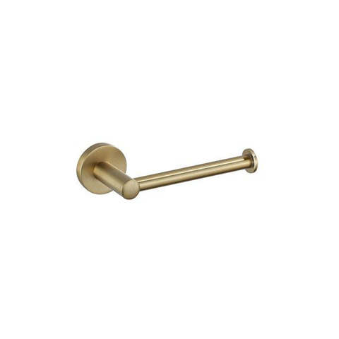 Fortifura Calvi Ensemble WC 5 pièces - porte-rouleau - porte-rouleau de réserve - porte-brosse WC - crochet porte-serviette - poubelle à pédale - Laiton brossé PVD SW1443513