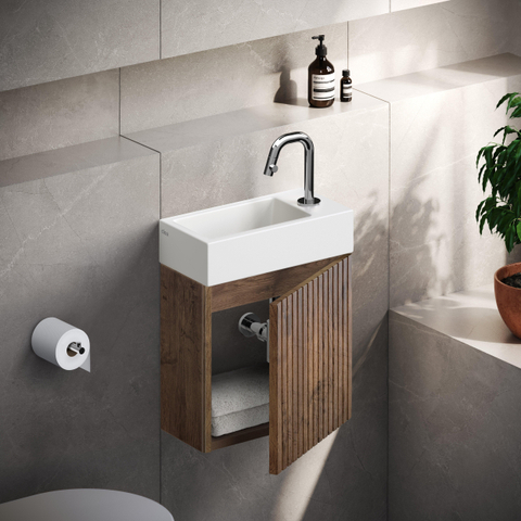 Clou Kaldur porte-rouleau de papier toilette droit sans couvercle chrome SW917324