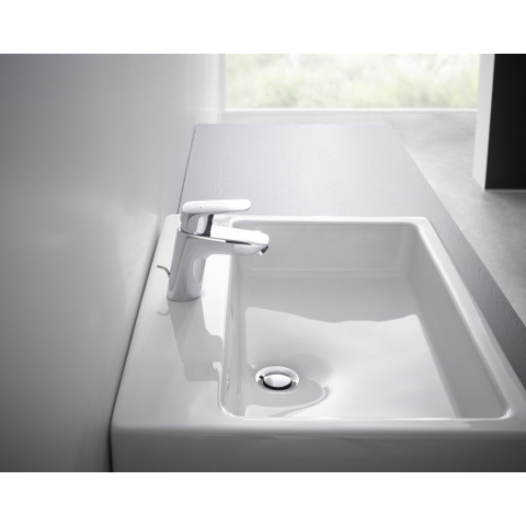 Hansgrohe Logis 1 greeps wastafelkraan - 70 met metalmet - trekwaste - hoogglans chroom SW94950