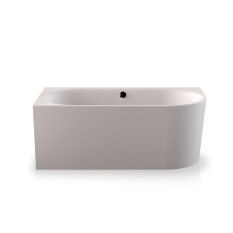Plieger Kansas Baignoire d''angle - 155x80x60cm - angle gauche - avec arrivée d''eau - avec garniture de vidage et de trop-plein - avec pieds - acrylique - blanc mat SW1027349