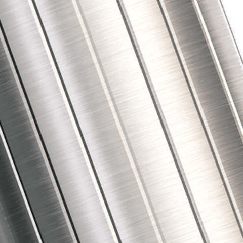 BRAUER Stripe Robinet de lavabo encastré - raccourcissable - couleur inox brossé PVD SW1435084