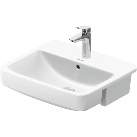 Duravit No.1 lavabo - 55x46x17cm - 1 trou de robinet - blanc brillant SW723801