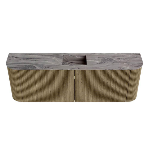 Mondiaz JOYA-DLUX 123.2cm toiletmeubel - ronding links en rechts kleur Dusk - Wastafel FAYE positie Midden Zonder kraangat kleur Sombra. SW1426185