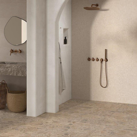 Ceralto Houta Uno Carrelage de sol - 100x100cm - 8.5mm - rectifié - Multicolore SW877882