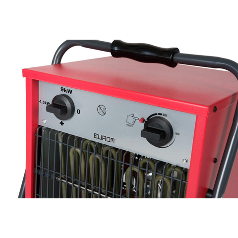 Eurom Industrial EK 9002 Werkplaatskachel krachtstroom 9000watt Rood SW298157