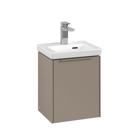 Villeroy & Boch Subway 3.0 Wastafelonderkast - 1 deur - 351x429x309mm - taupe SW881778