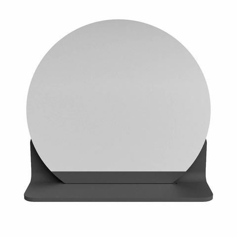 Mondiaz SPOT miroir – Ø 40 cm – avec tablette – Dark grey (gris) SW1235513
