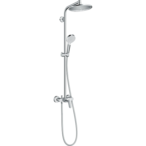 Hansgrohe Crometta s 240 - 1jet - showerpipe - met douchekraan - hoogglans chroom SW73213