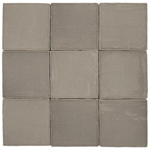 Roca St Tropez Wandtegel 13x13cm 8.5mm witte scherf Gris SW370567