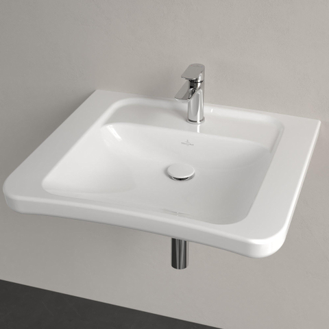 Villeroy & Boch Vicare Omnia Architectura Vita wastafel - 65x54.5cm - met kraangat - zonder overloop - White Alpine (glans wit) 0100914