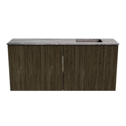 Mondiaz JOYA-DLUX 90cm toiletmeubel - kleur Shadow - Wastafel FAYE positie Rechts Zonder kraangat kleur Sombra. SW1425199