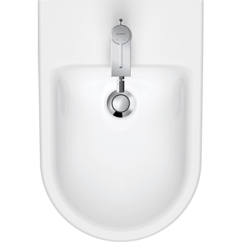 Duravit D-neo Wandbidet - 54x37x40cm - met overloop - wit SW640544