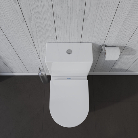 Duravit ME by Starck cuvette combinée au sol à évacuation profonde vario sans réservoir 37x65cm avec WonderGliss blanc SW84188