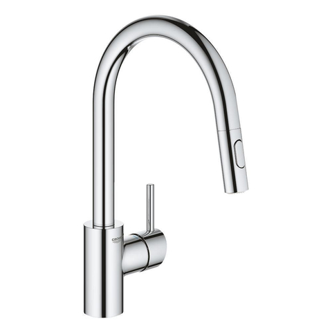 Grohe Concetto Keukenkraan - uittrekbare uitloop - 2 straalsoorten - chroom SW225322
