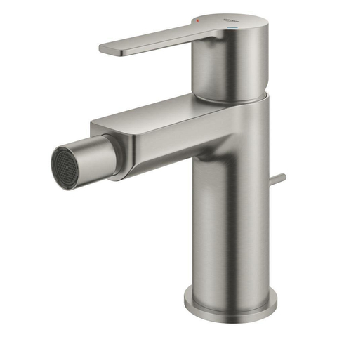 Grohe Lineare New Bidetkraan - S-Size - met waste - Supersteel (RVS) SW97548