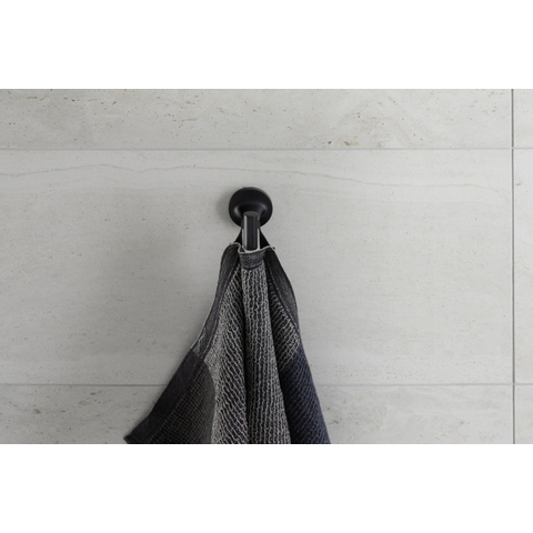 Duravit Starck T Handdoekhaak - rond - mat zwart SW297091