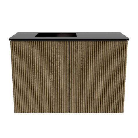 Mondiaz JOYA 60cm meuble de toilette - couleur Dusk - Vasque FAYE position Gauche 1 trou de robinet couleur Urban. SW1421657