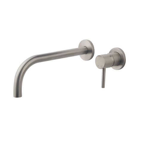 Wiesbaden Slim inbouwwastafelkraan eenhendel afbouwdeel geborsteld staal SHOWROOM SHOW26969
