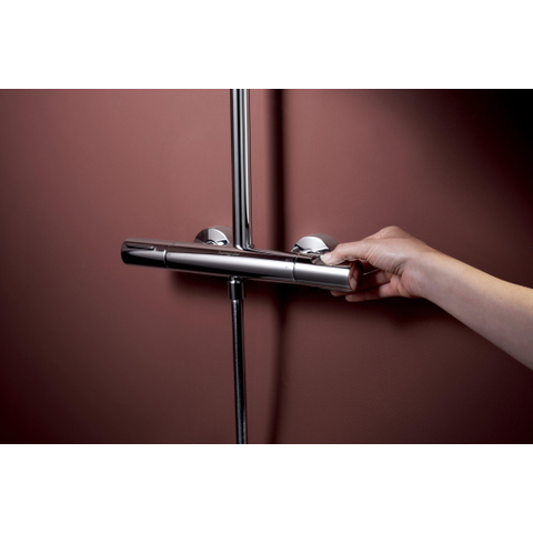 Hansgrohe Raindance alive s puro Showerpipe - 300 - 1jet - met Ecostat Element - hoogglans chroom SW1388113