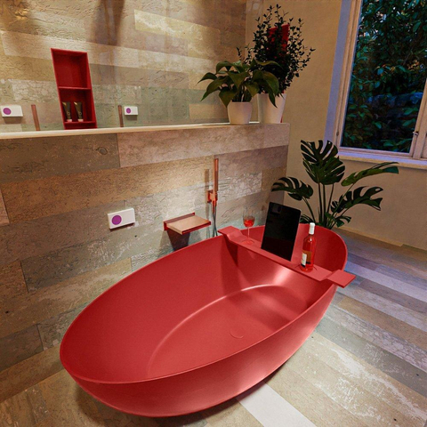 MONDIAZ FLOAT Baignoire îlot - 170x80cm - feu SW491525