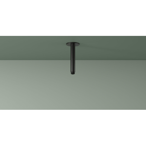 Hotbath Ace Plafondbuis - 15cm - rond - PVD - zwart geborsteld SW1117720