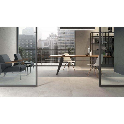 ÉCHANTILLON Ceralto Minuta Core Carrelage sol et mur 60x120cm 8mm rectifié R10 grès cérame White SW914087