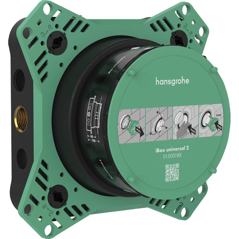 Hansgrohe Showerselect Ensemble de douche encastré - thermostat - pomme de douche - bras de douche - support de douchette - flexible de douche - douchette - bronze brossé SW1204471