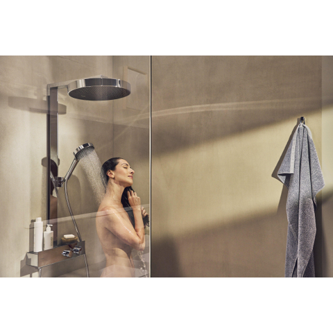 Hansgrohe RainFinity Showerpipe - 360 - 1jet - met showertablet - 350 - hoogglans chroom SW918118