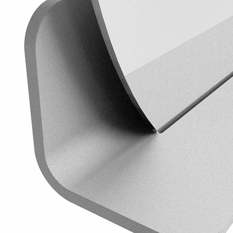 Mondiaz SPOT miroir – Ø 70 cm – avec tablette – Plata (bleu argenté) SW1235582