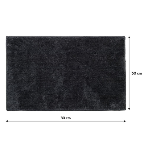 Sealskin doux tapis de bain 50x80 cm polyester gris foncé SW699508