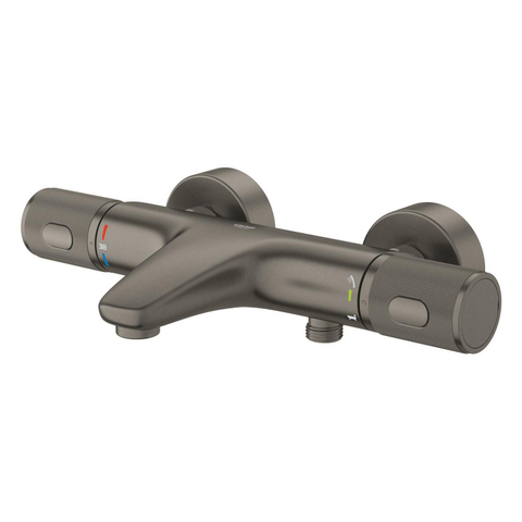 Grohe Precision Feel Badthermostaatkraan - 150 mm - met koppelingen - hard graphite (antraciet) SW1522136