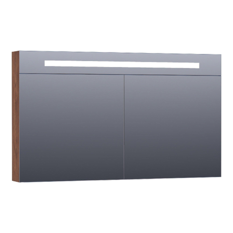 BRAUER Promise Deluxe armoire de toilette – 119 x 70 x 15 cm – LED directe – Forest Cacao SW371666