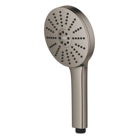 Grohe Vitalio Joy Handdoucheset - rond - 3 straalsoorten - silverflex doucheslang - 175cm - brushed hard graphite (antraciet) SW1565494