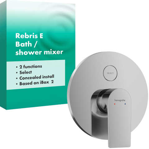 Hansgrohe Rebris E inbouw badmengkraan iBox Universal 2 chroom SW1567356