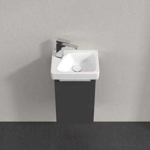 Villeroy & Boch Architectura Fonteinonderkast - 24.3x31cm - 1 draaideur rechts - grijs SW1162720