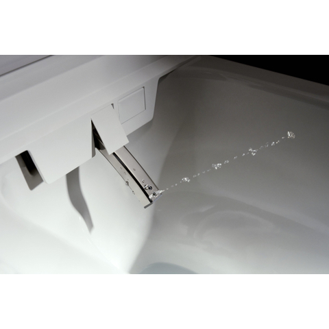 Hansgrohe LavaPura Element S WC lavant – séchage à air chaud & abattant automatique – blanc brillant SW1413638