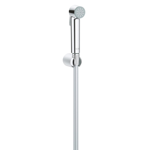 GROHE Vitalio Trigger Ensemble de douchette - 1 type de jet - rond - avec support - flexible lisse - 125cm - chrome SW87130