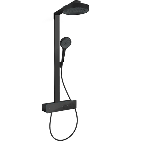 Hansgrohe RainFinity Showerpipe - 250 - 1jet - ecosmart - met ShowerTablet - 350 - mat zwart SW918185