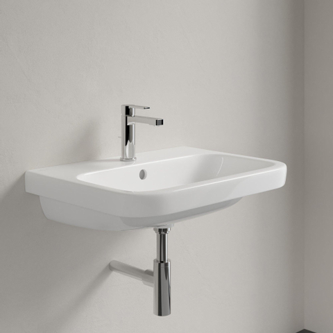 Villeroy & Boch Architectura lavabo - 65x47cm - 1 trou de robinet avec trop-plein dessous rectifié ceramic+ blanc SW29521